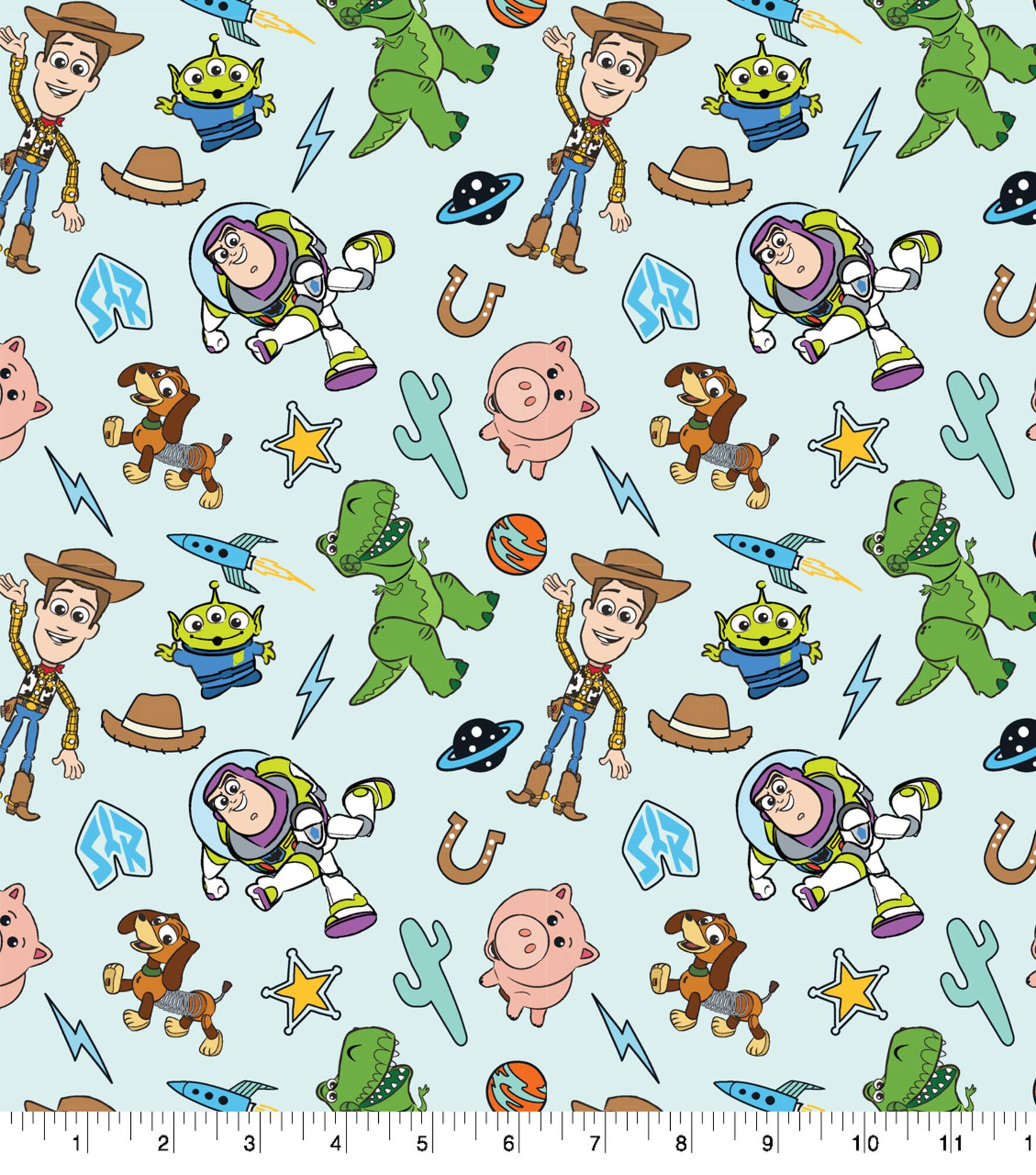Disney® Toy Story Icon Packed Cotton Fabric
